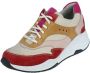 Durea 6267~H~~~~~~~~~~~~~~~~~~~~~~~~ Lage sneakersDames sneakers Rood - Thumbnail 3