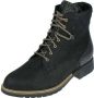 Durea 9731~H~~~~~~~~~~~~~~~~~~~~~~~~ Hoge sneakersVeterlaarzenDames veterschoenenDames sneakersHalf-hoge schoenen Zwart - Thumbnail 4