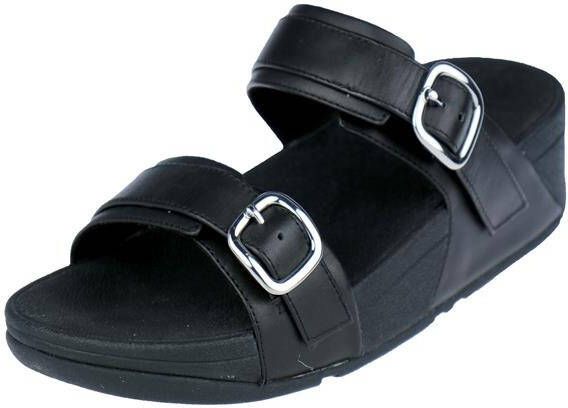 Fitflop lulu adjustable leather slide Slippers