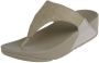 FitFlop TM Lulu Shimmer Toe-Post teenslippers beige - Thumbnail 2