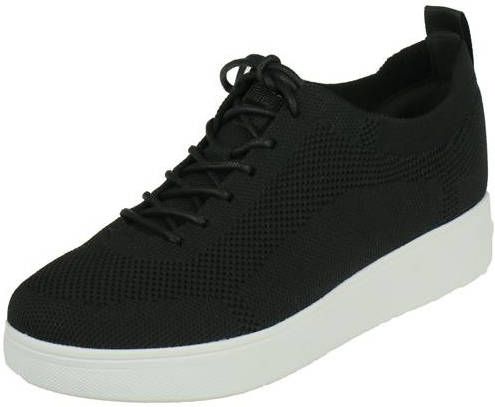 Fit Flop Rally tonal knit DR4 001 black Zwart