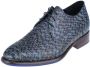 FLORIS VAN BOMMEL Nette Schoenen Heren Sfm-30336 De Stapper Maat: 46 Materiaal: Leer Kleur: Blauw - Thumbnail 4