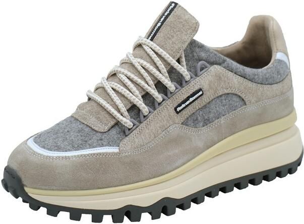 FLORIS VAN BOMMEL Lage Sneakers Heren Sfm-10248 De Gripper Maat: 48⅔ Materiaal: Suède Kleur: Beige - Foto 19