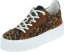 Floris van Bommel SFW-10106-23-01~~~~~~~~~~~~~~~ Lage sneakersDames sneakers Bruin - Thumbnail 5