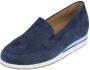 Gabor Blauwe Suède Comfort Ballerina Schoenen Blue Dames - Thumbnail 8