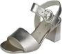 Gabor Gouden leren zomersandalen Yellow Dames - Thumbnail 4