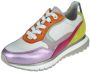 Gabor 46.375 Zilver Oranje Paars Offwhite Roze Sneaker - Thumbnail 5