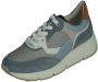 Gabor 86.475.36 Grey Blue Orange Lage sneakers - Thumbnail 5