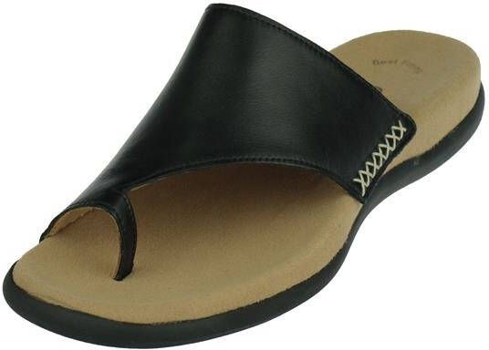 Gabor Teenslippers sleehak zomerschoen dianette met contrastkleurig borduursel - Foto 12