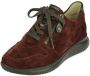 Hartjes Vrouwen Suède Lage sneakers Damesschoenen 112862 Roodbruin - Thumbnail 4