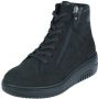 Hartjes 172.1708 21~~~~~~~~~~~~~~~~~~~ Hoge sneakersVeterlaarzenDames veterschoenenDames sneakersHalf-hoge schoenen Zwart - Thumbnail 3