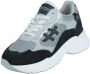 Hip chunky suède sneakers zwart wit - Thumbnail 3