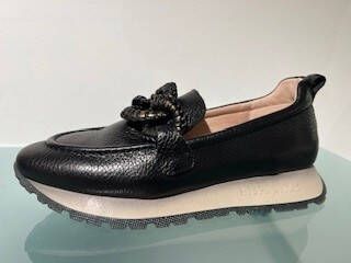 HISPANITAS Instappers Dames Hi254238 Maat: 38 Materiaal: Leer Kleur: Zwart - Foto 10