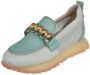 HISPANITAS Lage Sneakers Dames Hv253948 Maat: 42 Materiaal: Leer Kleur: Groen - Thumbnail 4