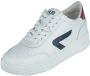 Hub Baseline-m Lage sneakers Leren Sneaker Heren Wit - Thumbnail 4