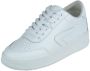 Hub Baseline-w Lage sneakers Leren Sneaker Dames Wit - Thumbnail 3