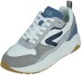 Hub Glide white navy ele tal blue gum Wit Suede Lage sneakers - Thumbnail 2