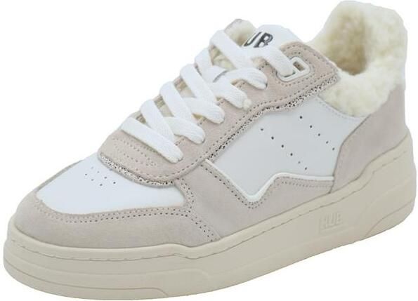 Hub Match Sneakers Leren Sneaker Dames Beige - Foto 7