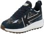 Kaotiko DETROIT GLAM Lage sneakersDames sneakers Blauw - Thumbnail 4