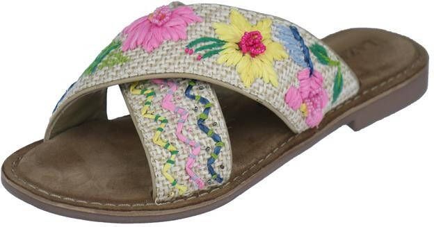 Lazamani Jute Slippers beige Textiel Dames - Foto 6