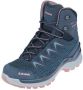 Lowa Innox Pro Gtx Mid Wandelschoen Dames waterdichte mid wandelschoenen Steelblue Rose - Thumbnail 3
