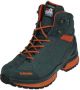 Lowa Walker N4D GTX Mid Wandelschoenen Dames Blauw Oranje - Thumbnail 2