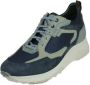 McGregor Heren Sneakers Blauw Grijs Lage Sneakers Leer Veters - Thumbnail 3