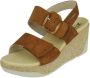 Mephisto GIULIA~VELCALF~~~~~~~~~~~~~~~~ Sandalen met hakDames Sandalen Cognac - Thumbnail 3