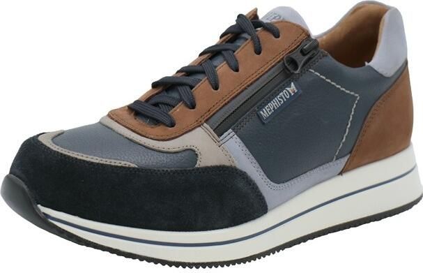 Mephisto Heren Veterschoenen Gilford Blue Blauw - Foto 3
