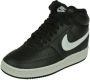 Nike Wmns Court Vision Mid Zwarte Sneaker 37 5 Zwart - Thumbnail 11