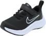 Nike Star Runner 3 Sportschoenen Kleuters Zwart Grijs Wit - Thumbnail 6