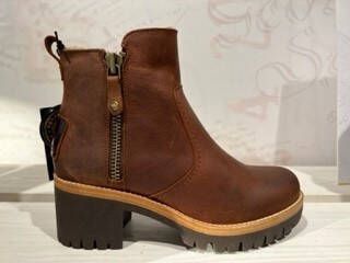 Panama Jack Stijlvolle Bruine Enkellaarzen met Faux Fur Voering Brown Dames - Foto 13