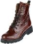 Piedi Nudi Bruine Veterboots Lak Wijdte G - Thumbnail 2