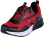 Piedro Sport Albon Sneakers Rood Zwart Vetersluiting Wijdtemaat Schoen Valt kleiner: bestel een maat groter - Thumbnail 2
