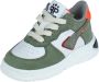 Pinocchio P1090 Lage sneakers Leren Sneaker Jongens Groen - Thumbnail 4