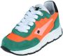 Red Rag suède sneakers groen oranje Jongens Suede Meerkleurig 25 - Thumbnail 5