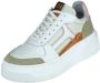 RED-RAG Lage Sneakers Dames 72118 Maat: 38 Materiaal: Leer Kleur: Oranje - Thumbnail 4