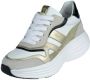 Red Rag chunky leren sneakers beige wit - Thumbnail 5