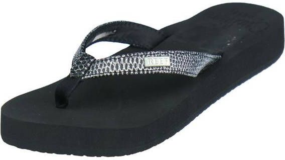 Reef Star Cushion Sassyblack Silver Dames Slippers Zwart Zilver - Foto 13