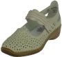 Rieker -Dames off-white-crÈme-ivoorkleur ballerina's & mocassins - Thumbnail 5