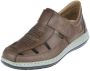 Rieker Bruine Leren Sandaal met Comfortabel Voetbed Brown Heren - Thumbnail 5