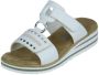 Rieker Witte Slipper met Leuk Motief White Dames - Thumbnail 5