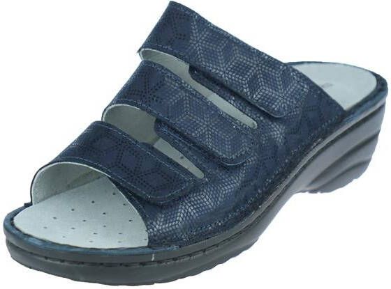 Rohde Dames Slippers Verwisselbaar Voetbed Blauw - Foto 5