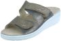 Rohde Dames Slippers Met Klittenband Sluiting Goud - Thumbnail 5