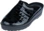 Rohde Pantoffels zwart Synthetisch Dames - Thumbnail 4