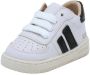 Shoesme Baby Babysneakers White Black Leer - Thumbnail 2
