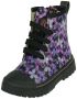 Shoesme Boot Biker Black Pink Butterfly SW21W011 A Zwart 23 - Thumbnail 4