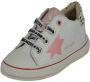 Shoesme On22s202 Lage sneakers Leren Sneaker Meisjes Wit - Thumbnail 4