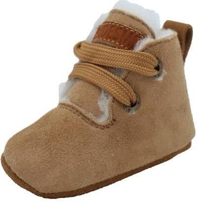 Shoesme Baby Babyslofjes Cognac Schapenwol - Foto 2