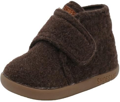 Shoesme Baby Babyslofjes Dark Brown Vilt